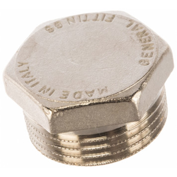 Заглушка НР никелированная 1" STOUT SFT-0025-000001