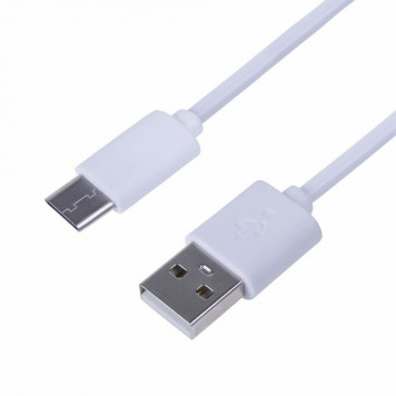 Шнур REXANT USB 3.1 type C male - USB 2.0 белый 1м