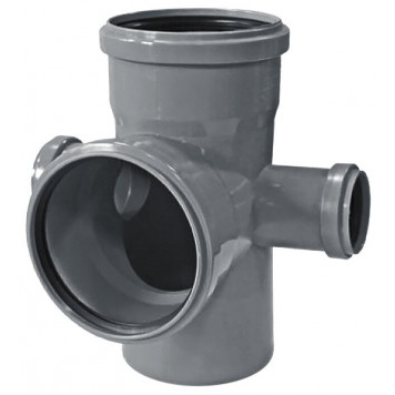 Крестовина двухплоскостная ПВХ d110х50х50x110 90° Sinikon   512037.R